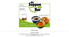 Desktop Screenshot of diesuppenbar.de